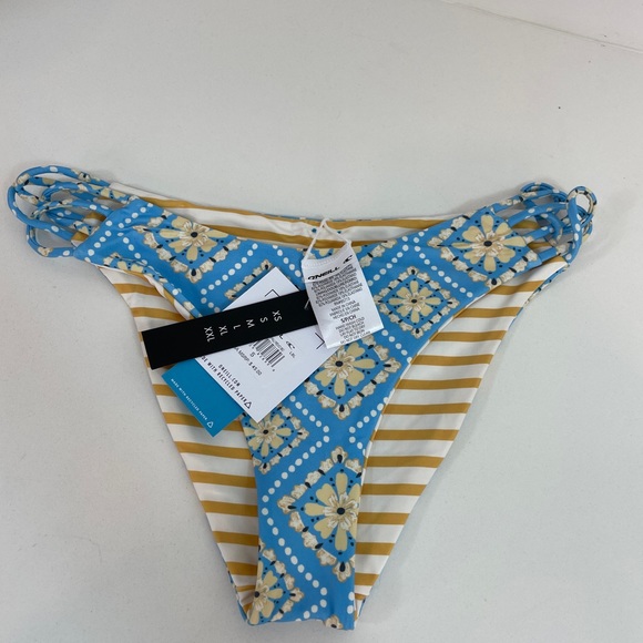 O’Niell Melissa Tile Kaannapau Reversible Bikini Bottoms / NWT - Picture 8 of 9